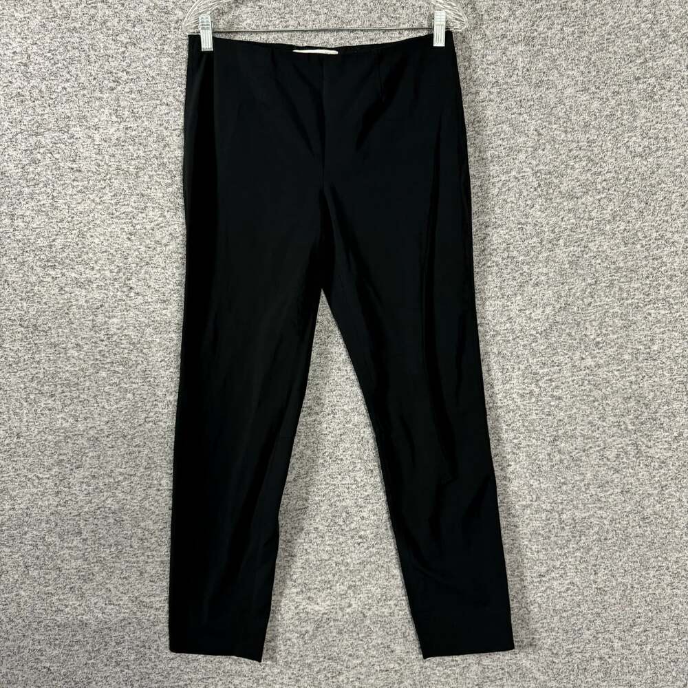 Raffaello Rossi Women's Size 40 Penny 7/8 Black Slim Fit Mid-Rise Cropped Pants